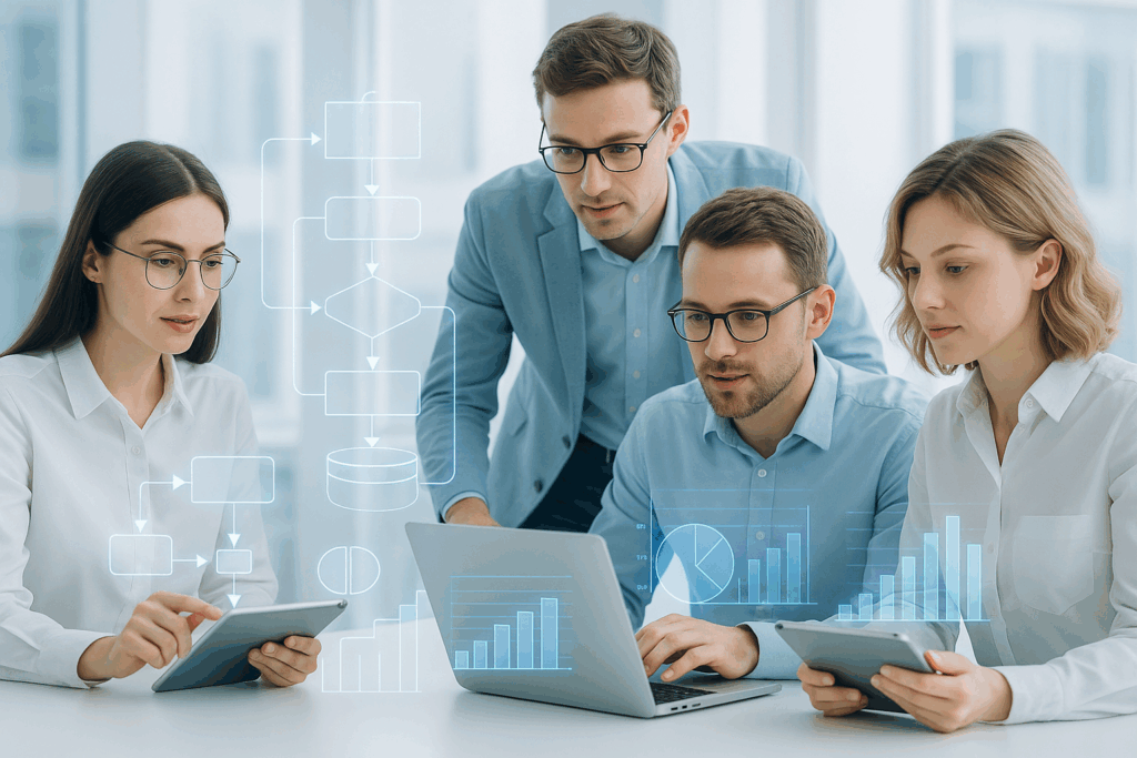 Odkryj, jak skutecznie wdrożyć automatyzację w biznesie. Praktyczny przewodnik dla MŚP.